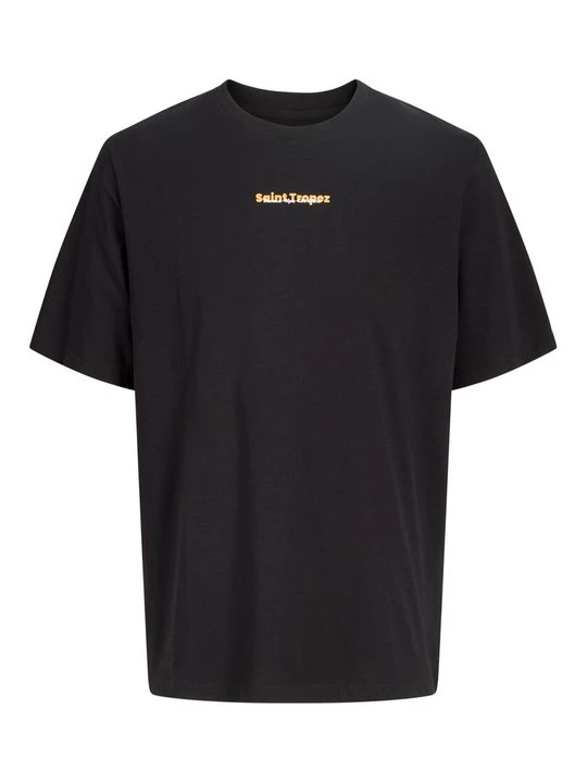 Foto van product T-shirt print Jack&Jones zwart