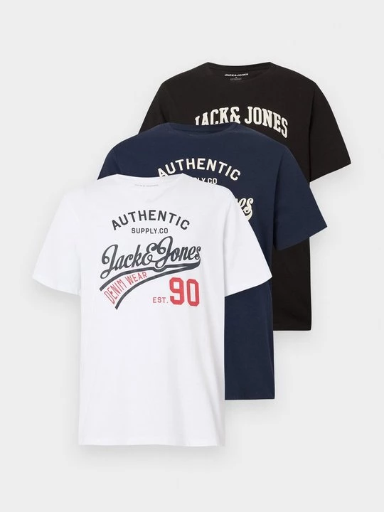 Foto van product T-shirt print Jack&Jones zwart