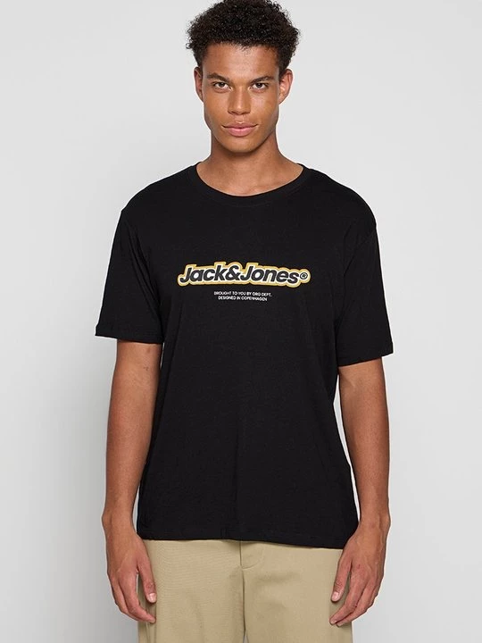 Foto van product T-shirt print Jack&Jones zwart
