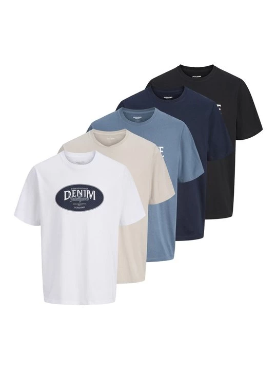 Foto van product T-shirt print Jack&Jones zwart