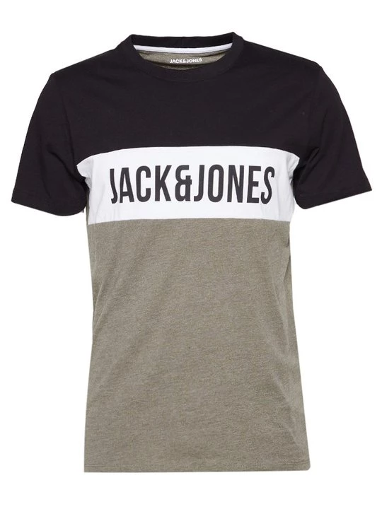 Foto van product T-shirt print Jack&Jones zwart