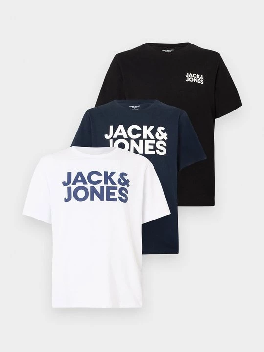 Foto van product T-shirt print Jack&Jones zwart