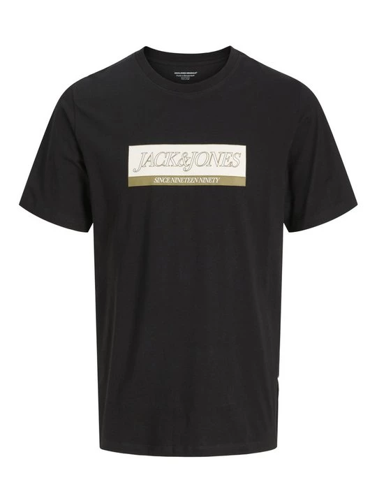 Foto van product T-shirt print Jack&Jones zwart