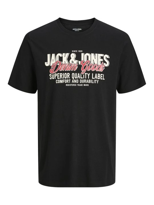 Foto van product T-shirt print Jack&Jones zwart