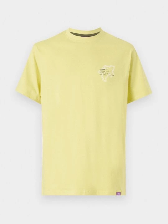 Foto van product T-shirt print Jacker geel