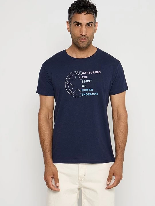 Foto van product T-shirt print Jeep blauw