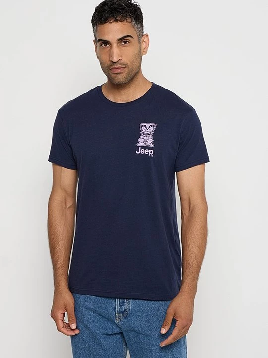 Foto van product T-shirt print Jeep blauw