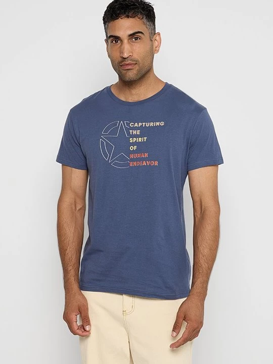 Foto van product T-shirt print Jeep blauw