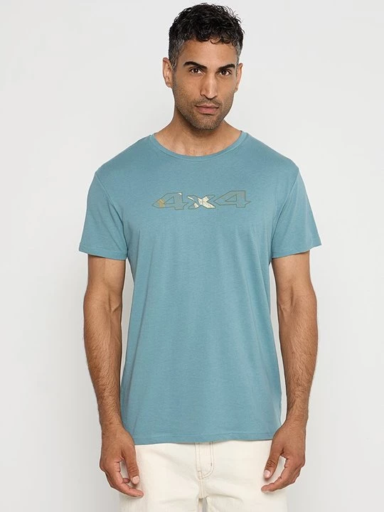 Foto van product T-shirt print Jeep blauw