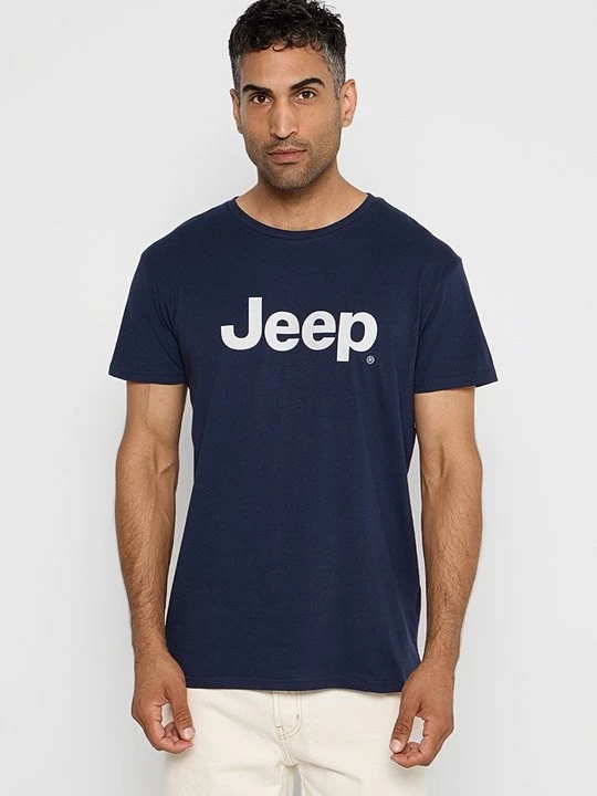 Foto van product T-shirt print Jeep blauw