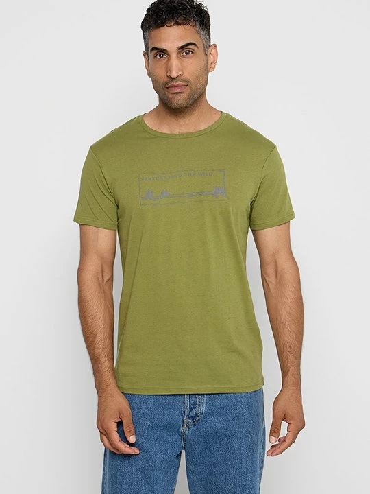 Foto van product T-shirt print Jeep groen