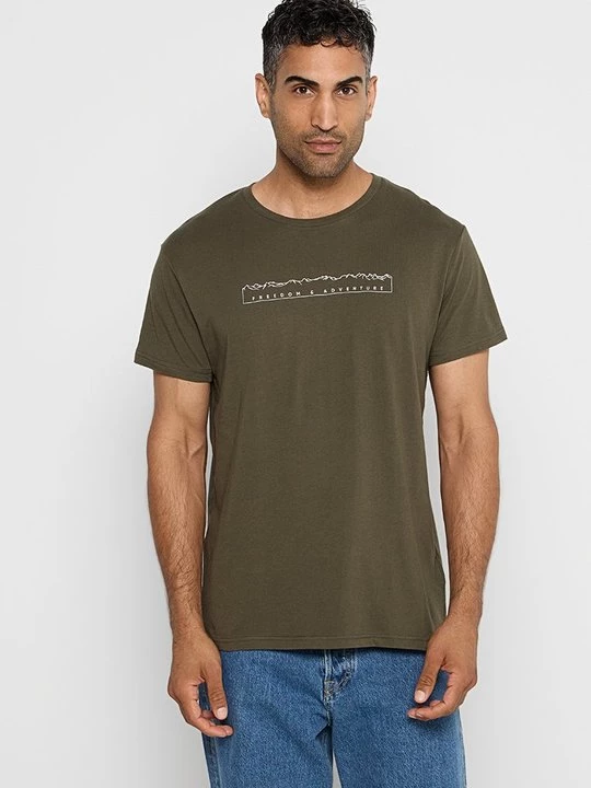 Foto van product T-shirt print Jeep groen