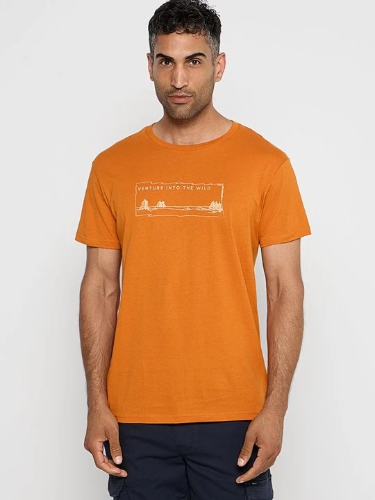 Foto van product T-shirt print Jeep oranje