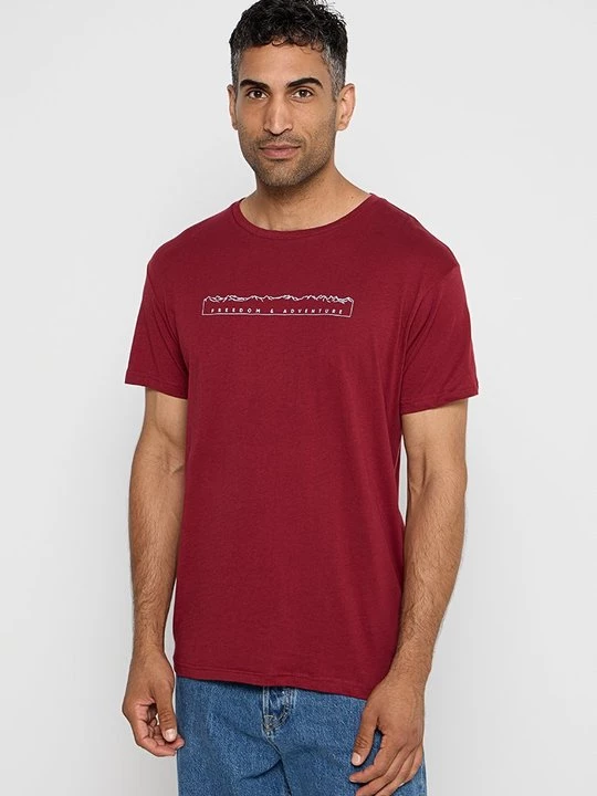 Foto van product T-shirt print Jeep rood