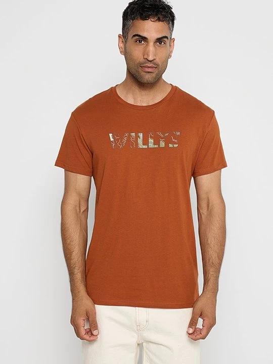 Foto van product T-shirt print Jeep rood