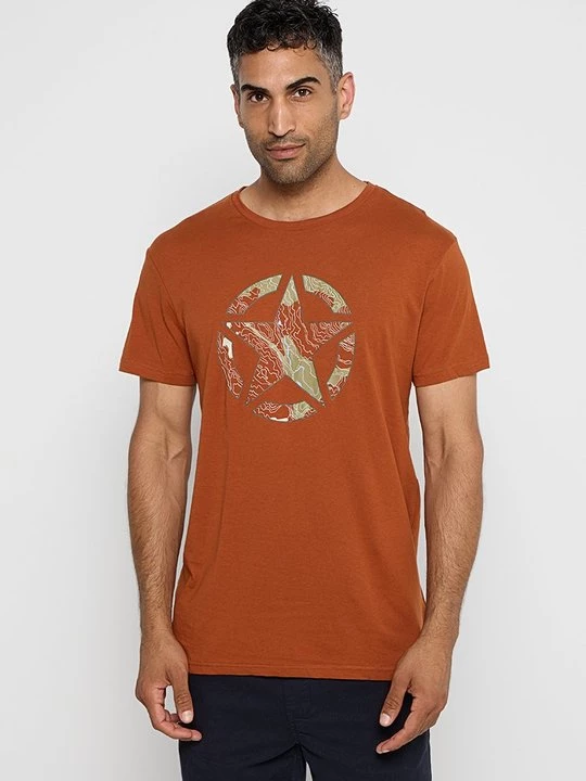 Foto van product T-shirt print Jeep rood