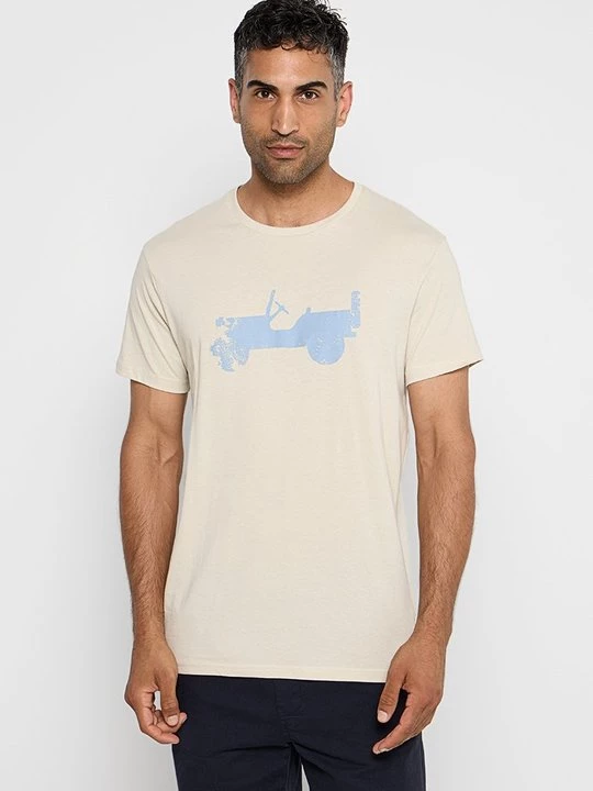 Foto van product T-shirt print Jeep wit