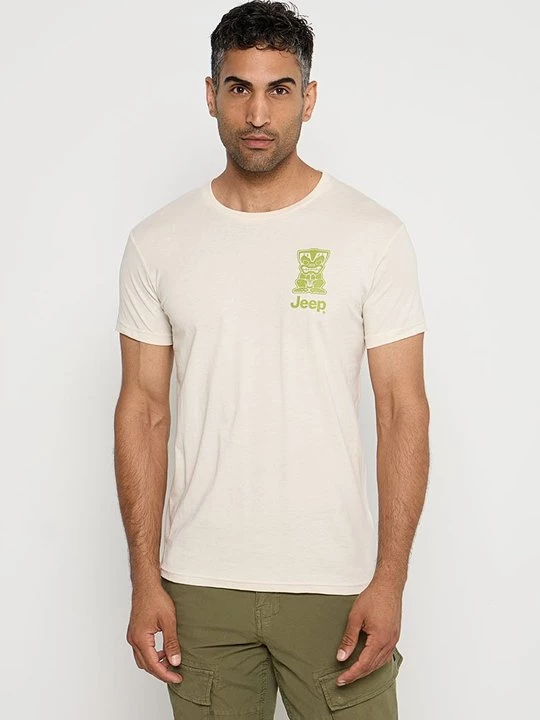 Foto van product T-shirt print Jeep wit