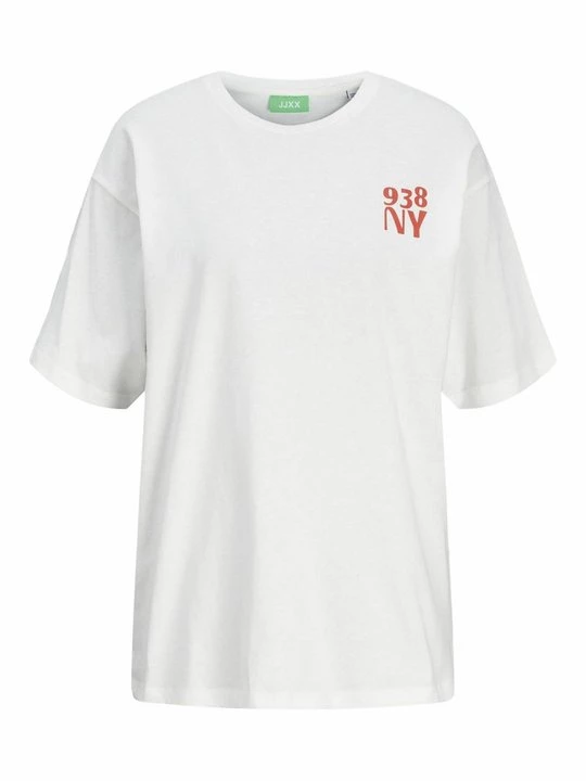 Foto van product T-shirt print JJXX crème