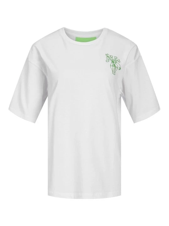 Foto van product T-shirt print JJXX crème
