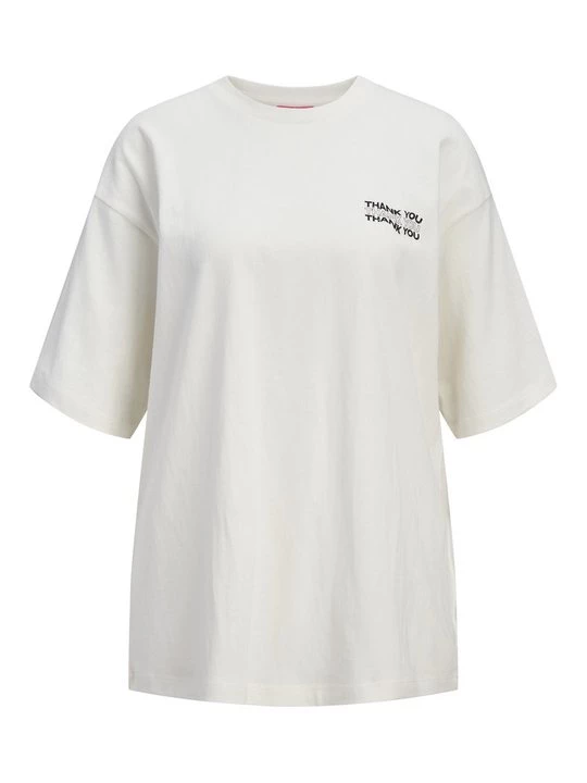 Foto van product T-shirt print JJXX crème