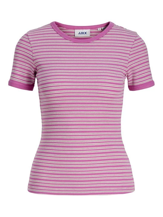 Foto van product T-shirt print JJXX donkerroze