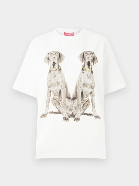 Foto van product T-shirt print JJXX wit