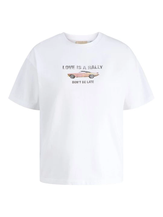 Foto van product T-shirt print JJXX wit