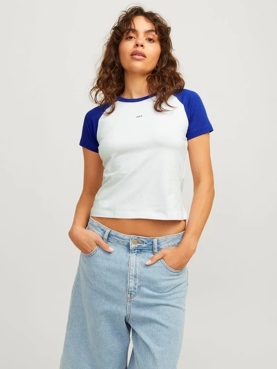 Foto van product T-shirt print JJXX wit