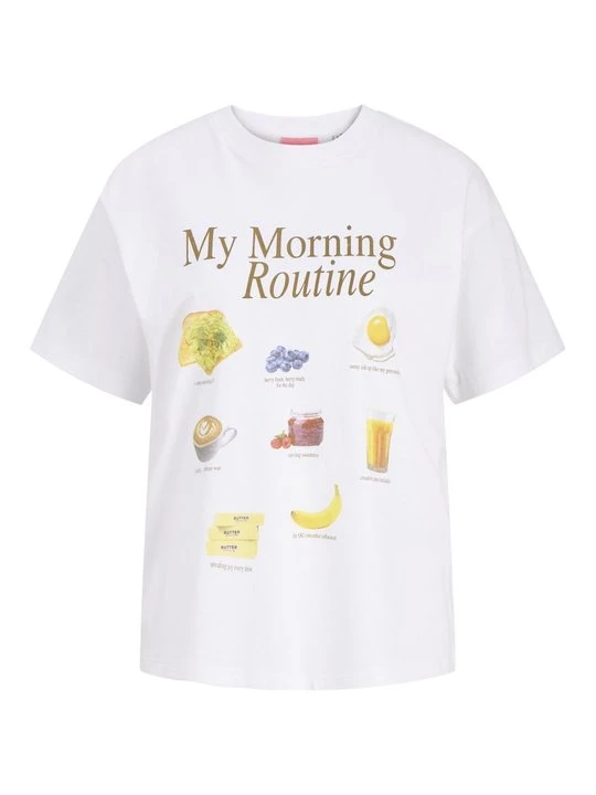 Foto van product T-shirt print JJXX wit