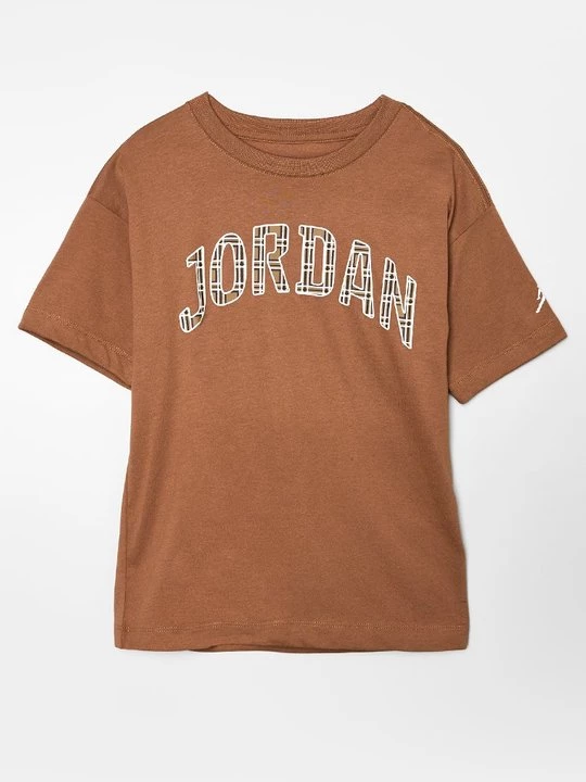 Foto van product T-shirt print Jordan bruin
