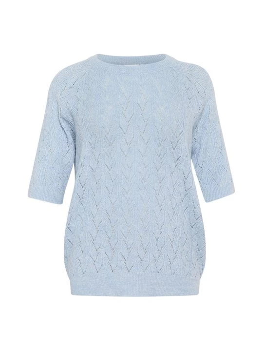 Foto van product T-shirt print Kaffe blauw