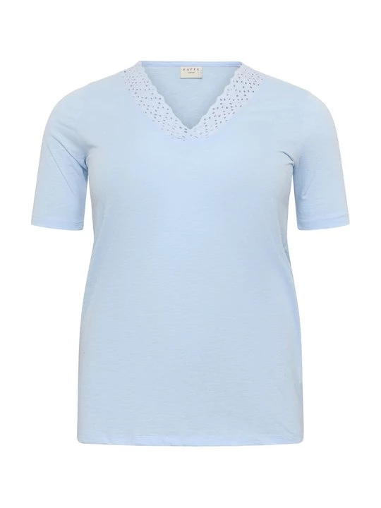 Foto van product T-shirt print Kaffe blauw