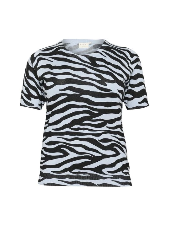 Foto van product T-shirt print Kaffe blauw