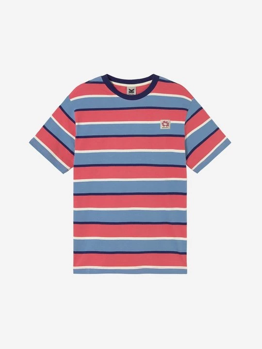 Foto van product T-shirt print Kaotiko blauw