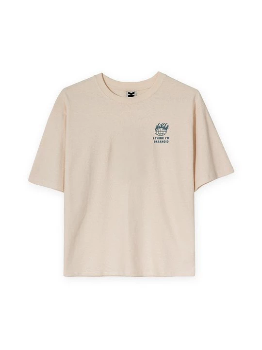 Foto van product T-shirt print Kaotiko crème