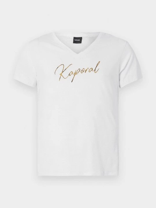 Foto van product T-shirt print Kaporal wit