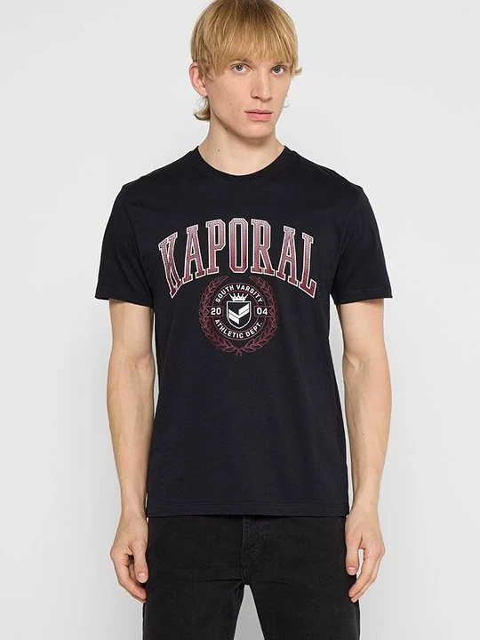 Foto van product T-shirt print Kaporal zwart