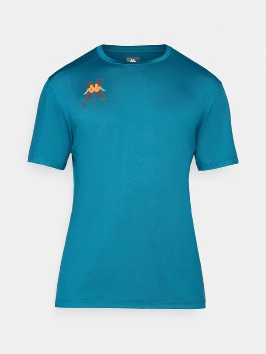 Foto van product T-shirt print Kappa petrol