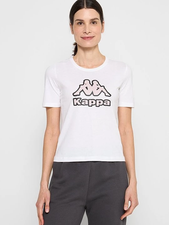 Foto van product T-shirt print Kappa wit