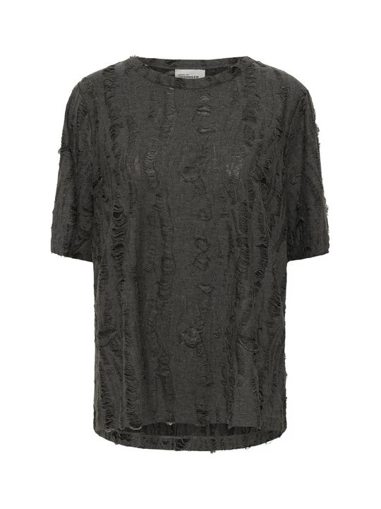 Foto van product T-shirt print Karen by Simonsen grijs