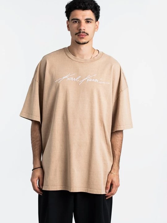 Foto van product T-shirt print Karl Kani beżowy