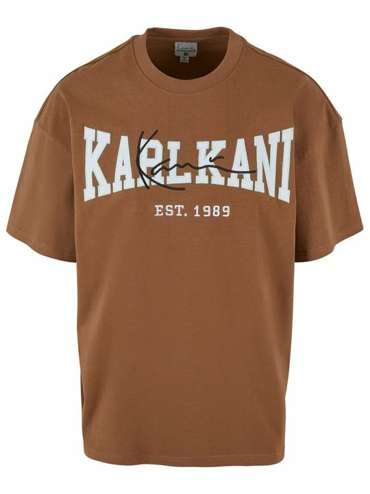 Foto van product T-shirt print Karl Kani bruin