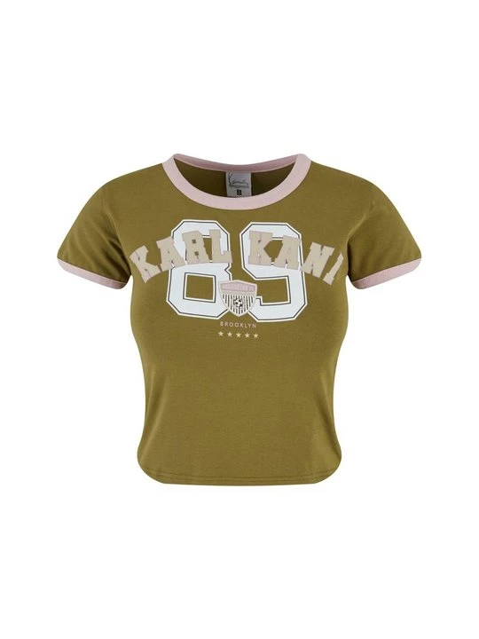 Foto van product T-shirt print Karl Kani olijfgroen