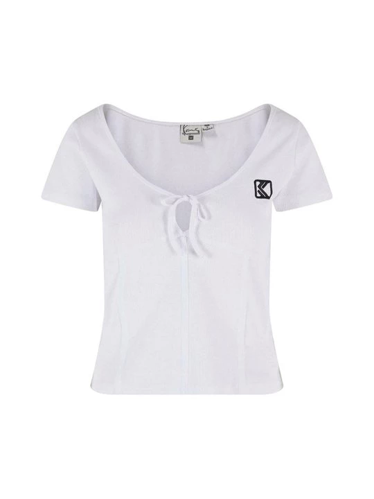 Foto van product T-shirt print Karl Kani wit