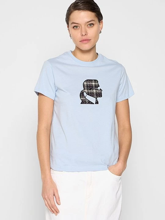 Foto van product T-shirt print KARL LAGERFELD blauw