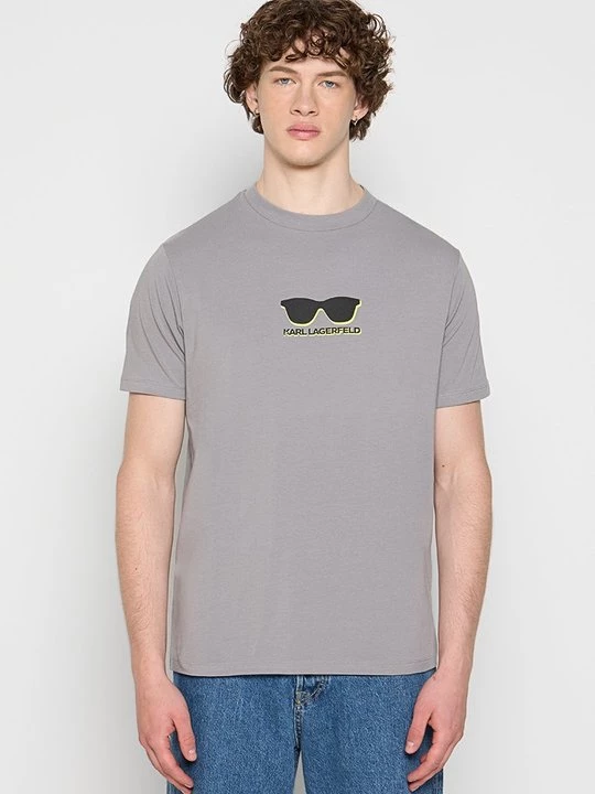 Foto van product T-shirt print KARL LAGERFELD grijs