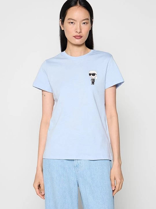 Foto van product T-shirt print KARL LAGERFELD lichtblauw