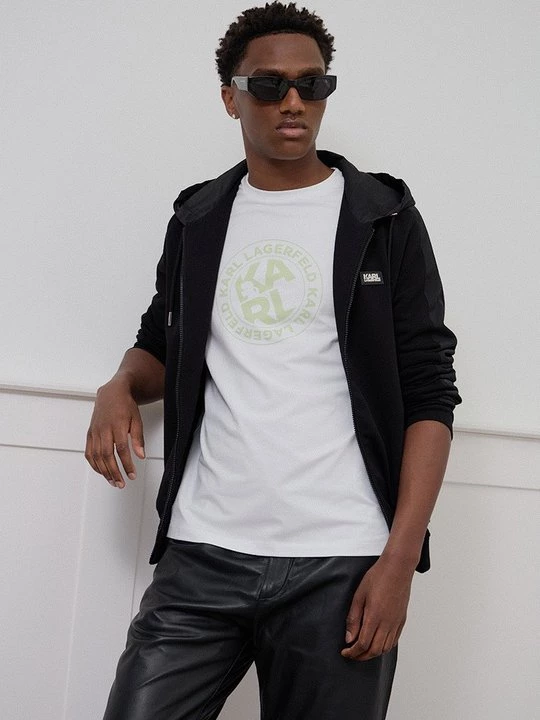 Foto van product T-shirt print KARL LAGERFELD mintgroen