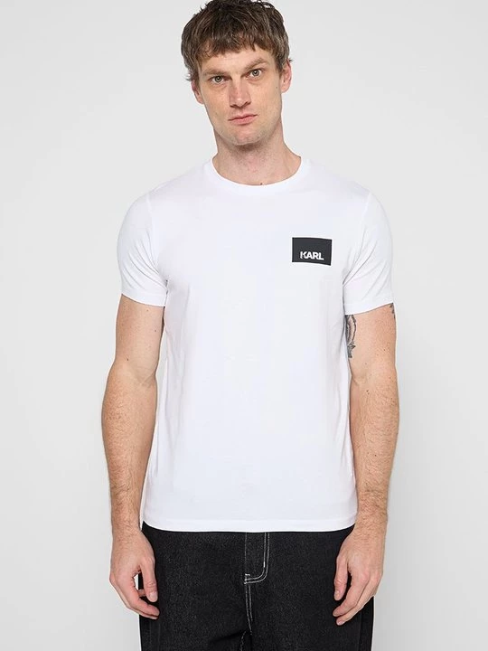 Foto van product T-shirt print KARL LAGERFELD wit